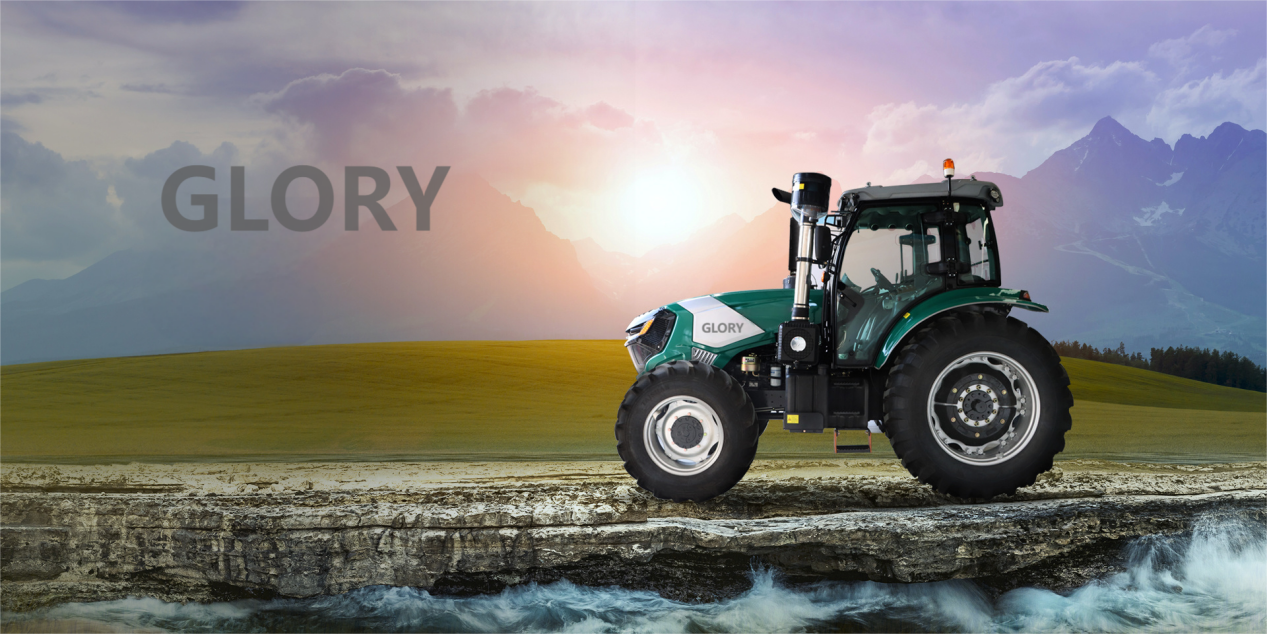 A melhoria trazida de trator agrícola na agricultura