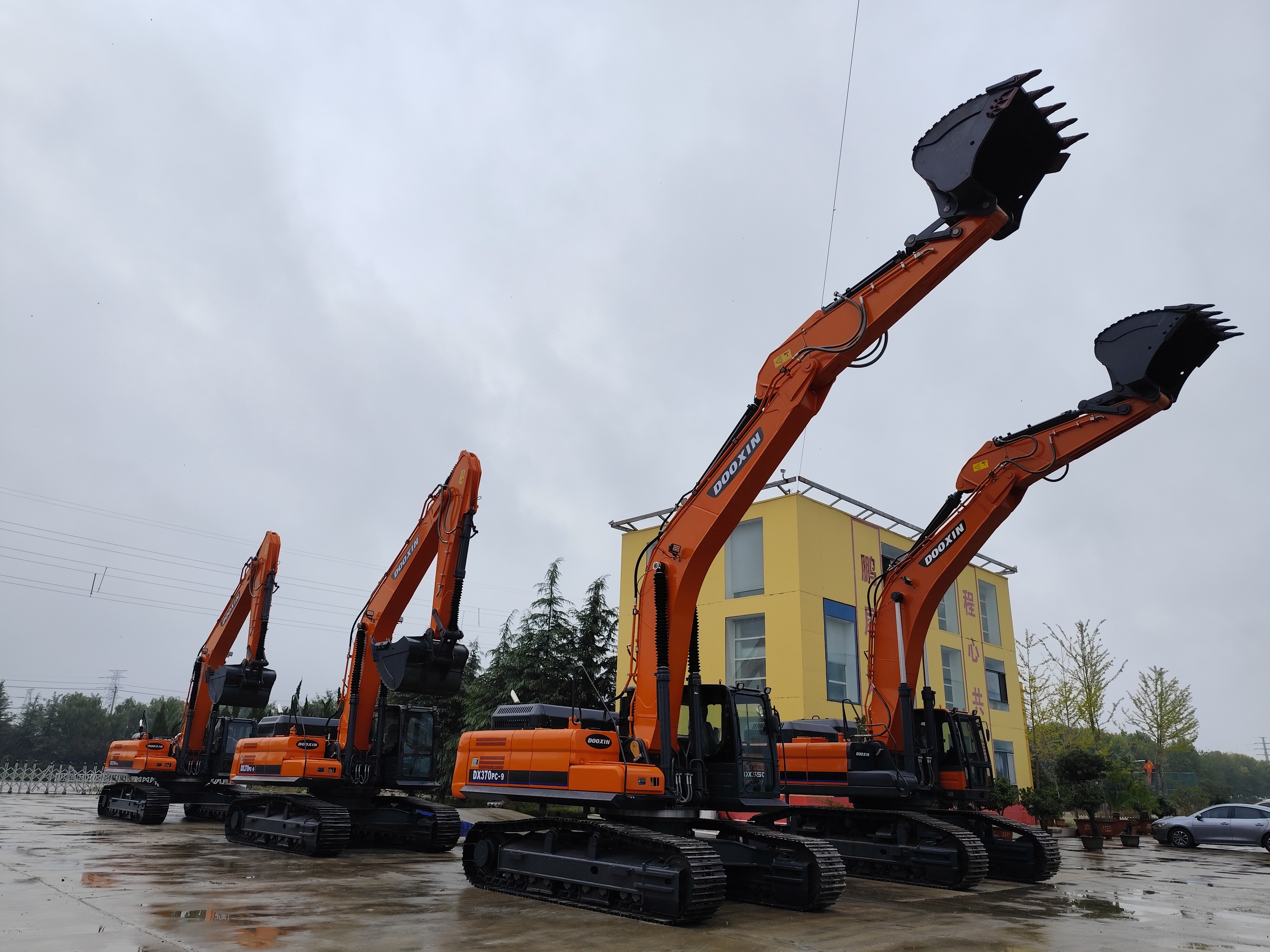 Uma delegação de clientes do Equador está de visita.