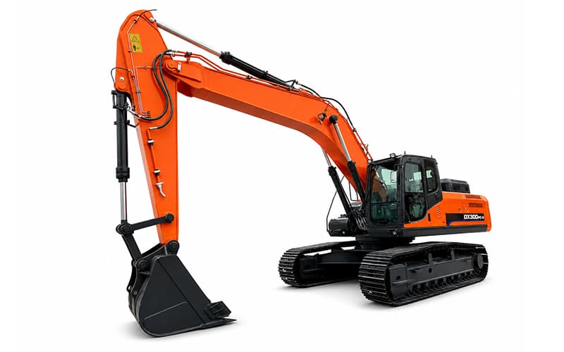 Como um empreiteiro concluiu um grande projeto de escavação com três semanas de antecedência - com uma escavadeira de esteira confiável DX300PC-9 de 29,5 toneladas?