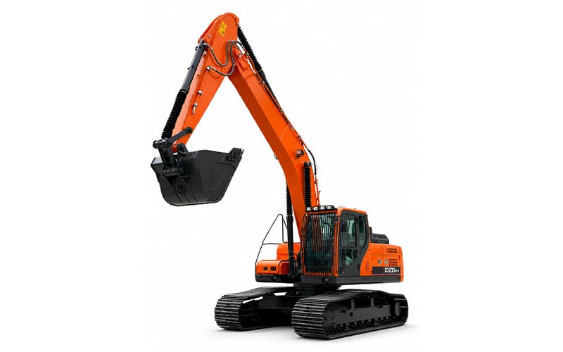 Escavadeira de esteira DX230PC-9 de 21,6 toneladas
