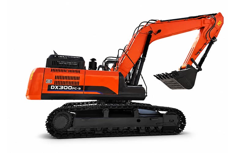 Escavadeira de esteira DX300PC-9 de 29,5 toneladas